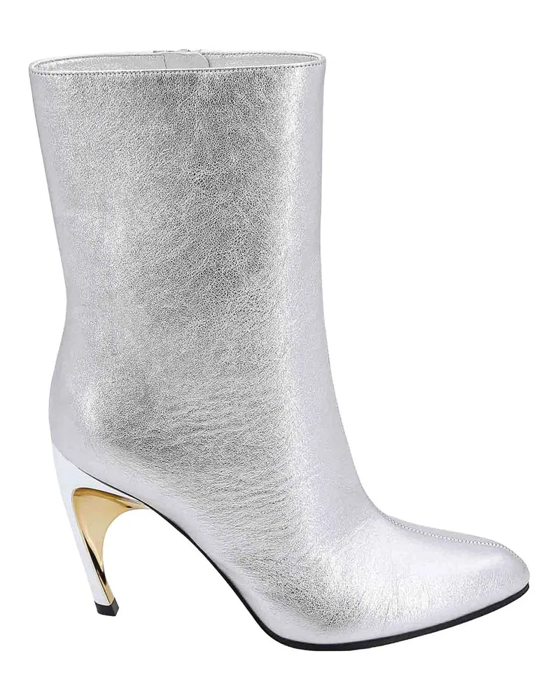 Alexander McQueen Stiefeletten - Silber Silber