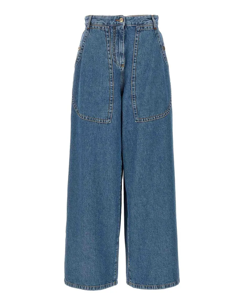 Etro Straight Leg Jeans - Blau Blau