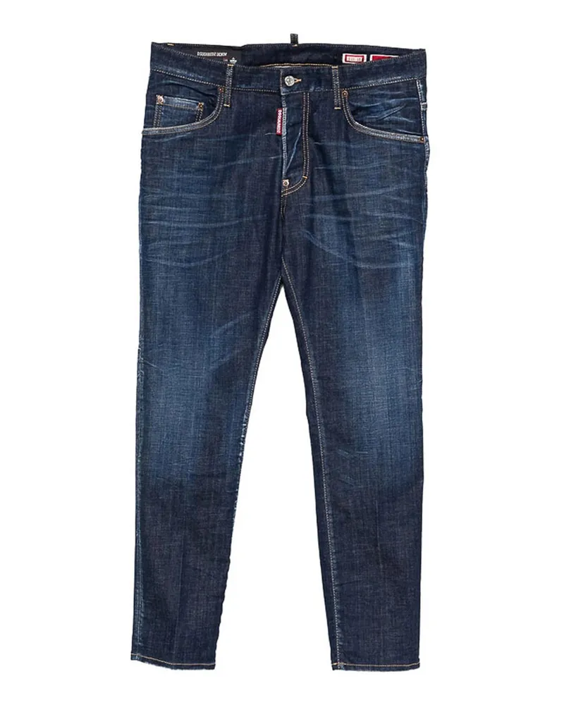 Dsquared2 Straight Leg Jeans - Blau Blau