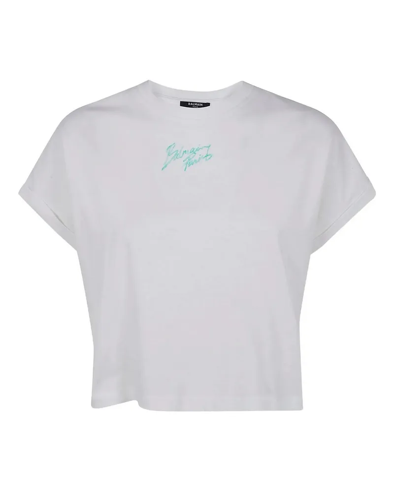 Balmain T-Shirt - Weiß Weiß
