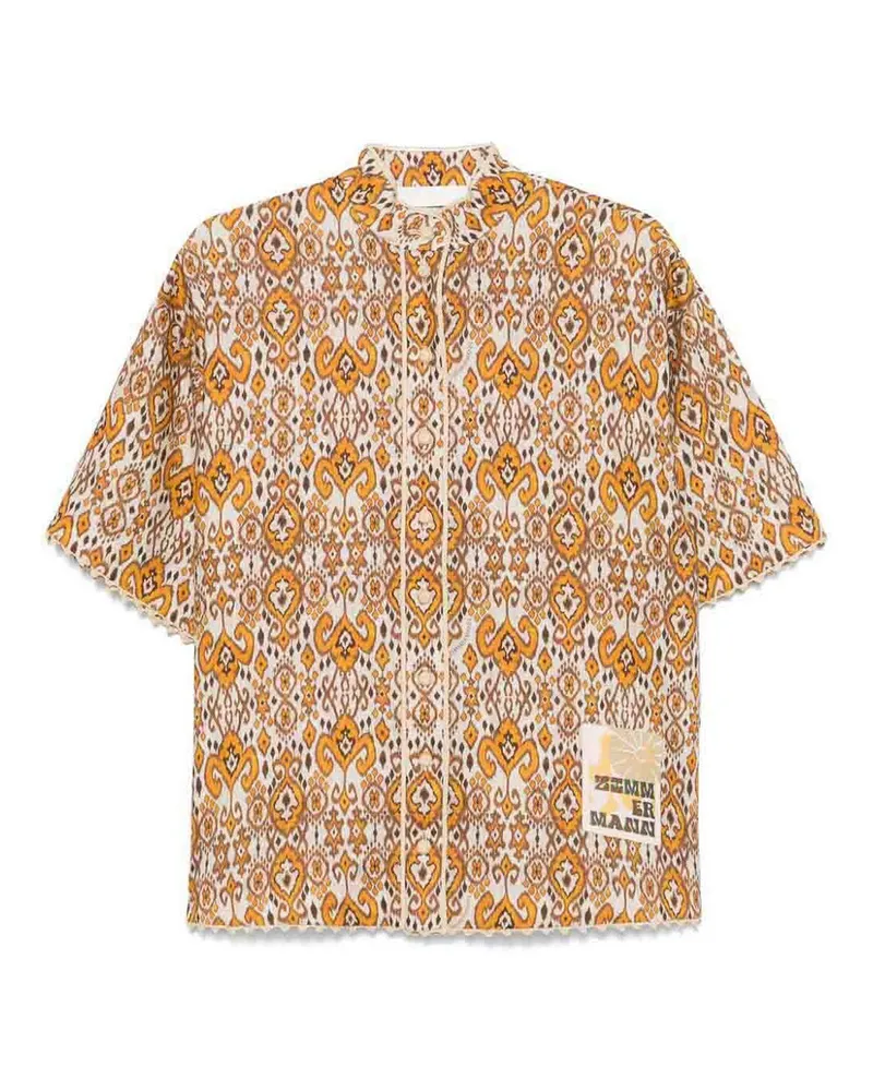 Zimmermann Hemd - Orange Orange