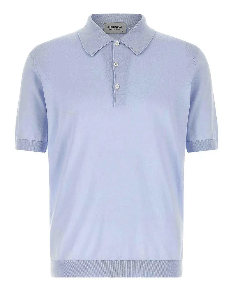 John Smedley Poloshirt - Hellblau Hellblau
