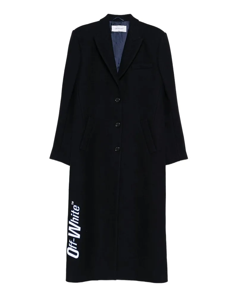 OFF-WHITE Langer Mantel - Blau Blau