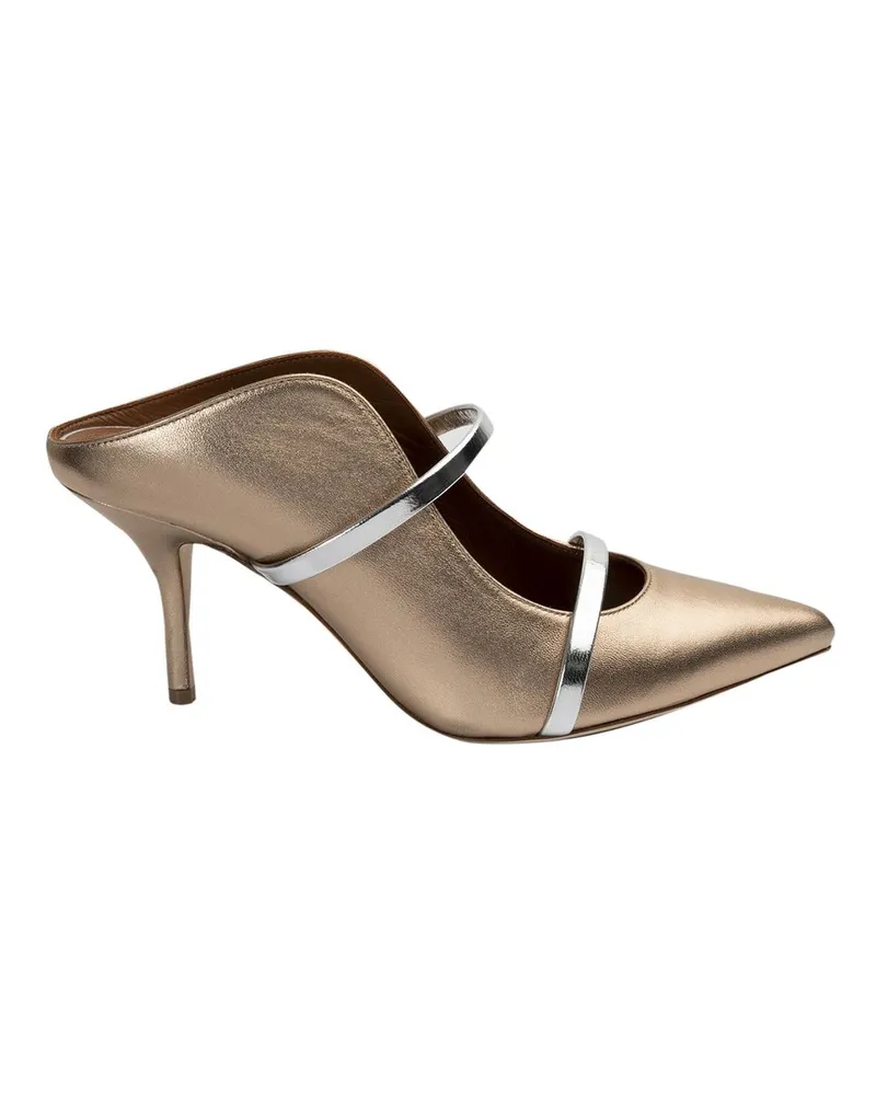 Malone Souliers Mules - Gold Gold