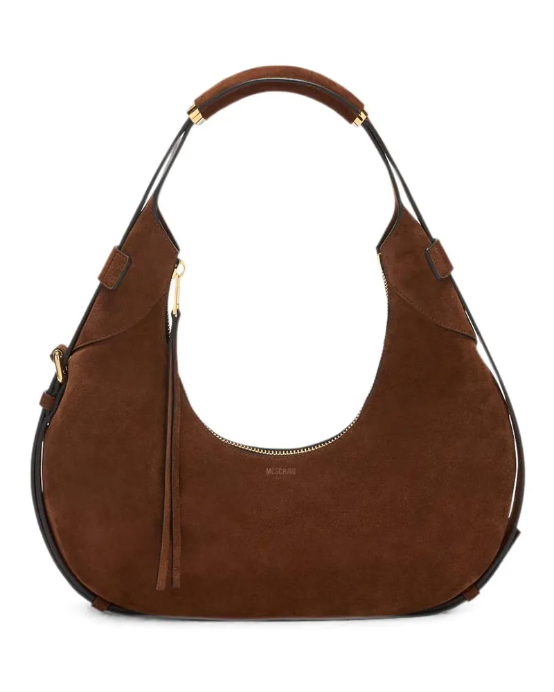 Moschino Schultertasche - Braun Braun