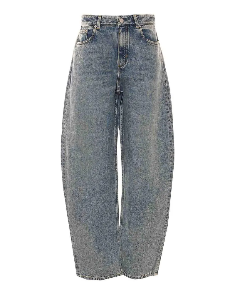 Alaïa Straight Leg Jeans - Blau Blau