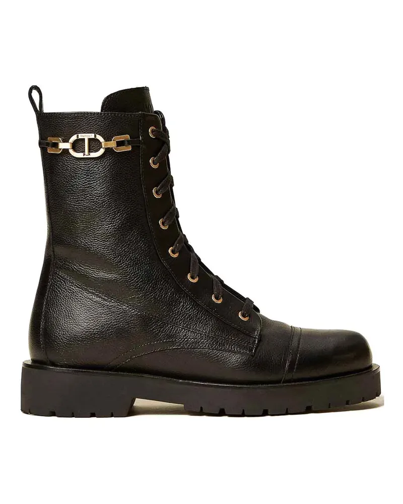 Twin-Set Stiefel - Schwarz Schwarz