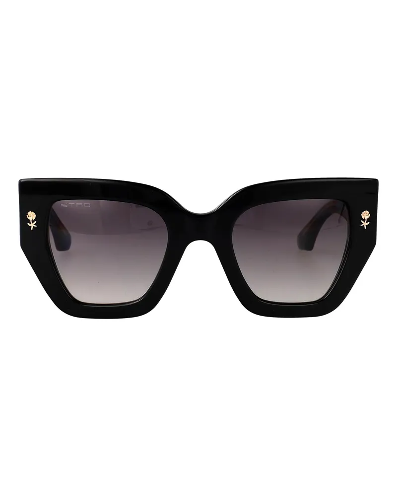 Etro Sonnenbrille - Schwarz Schwarz
