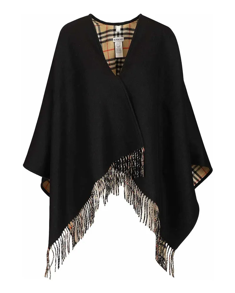 Burberry Cape - Schwarz Schwarz