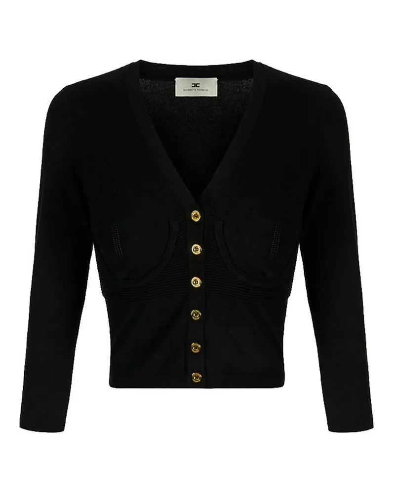 Elisabetta Franchi Cardigan - Schwarz Schwarz