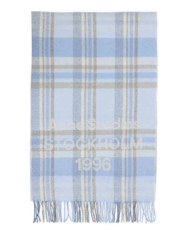 Acne Studios Schal - Hellblau Hellblau