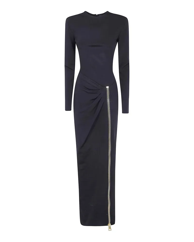 Balmain Maxikleid - Schwarz Schwarz