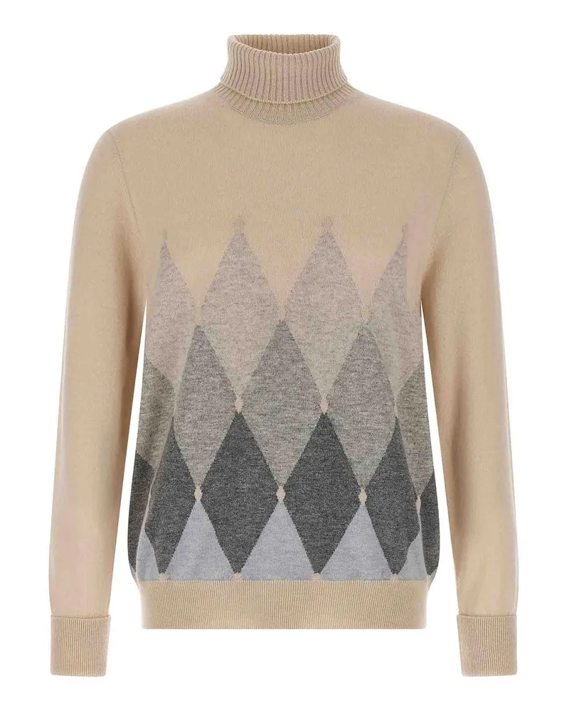 Ballantyne Cardigan - Weiß Beige