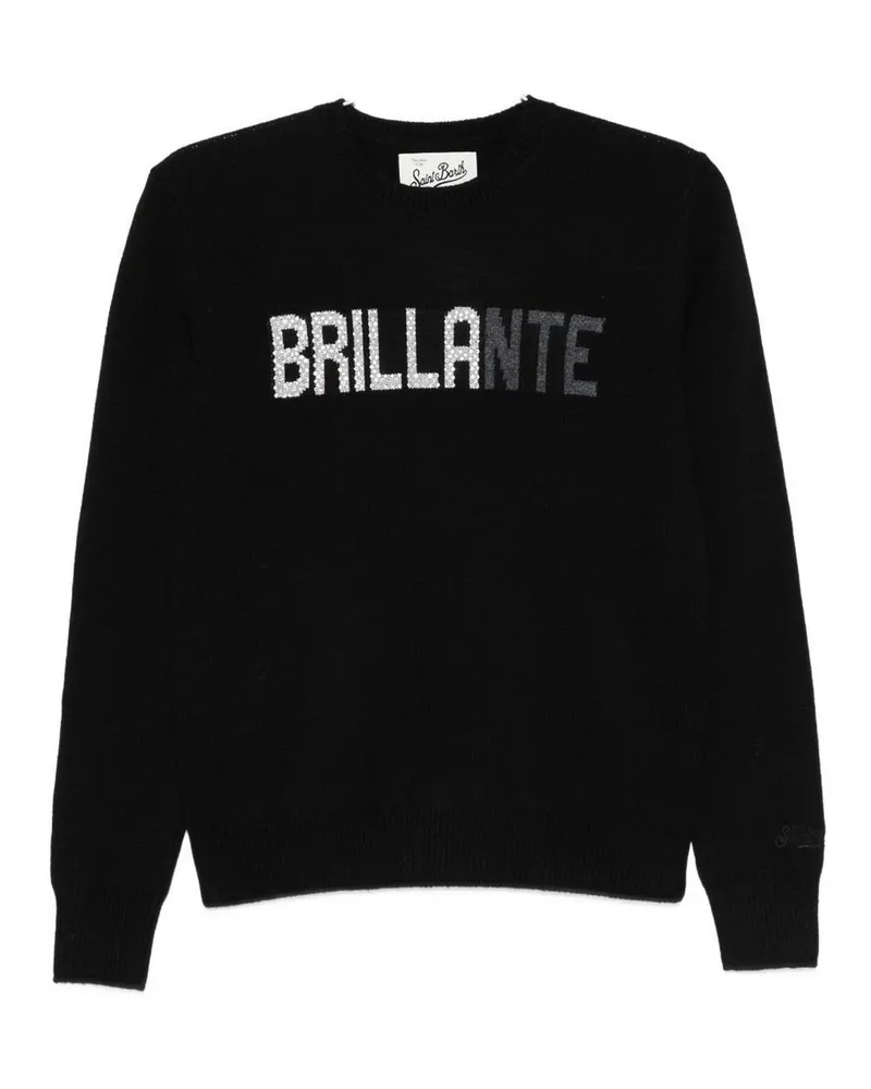 MC2 Saint Barth Rundhalspullover - Schwarz Schwarz