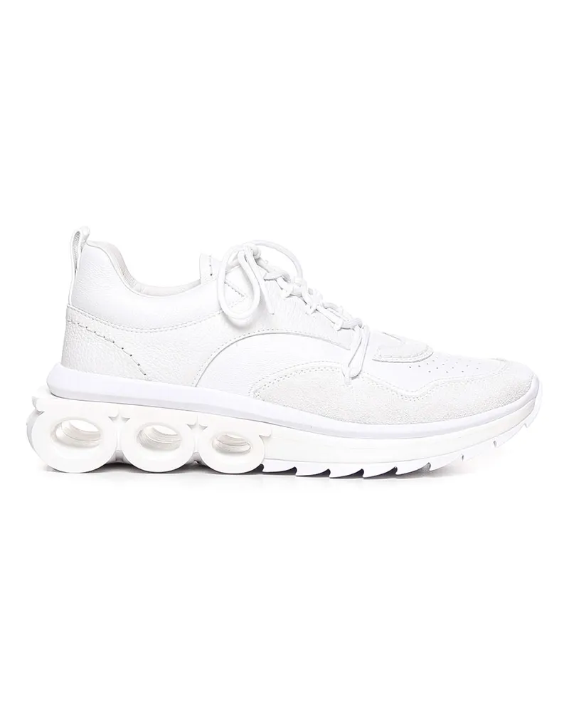 Ferragamo Sneaker - Weiß Weiß