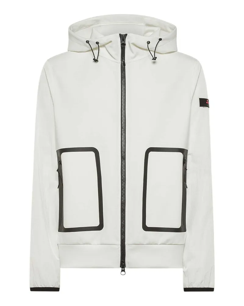 Peuterey Knielanger Mantel - Weiß Weiß