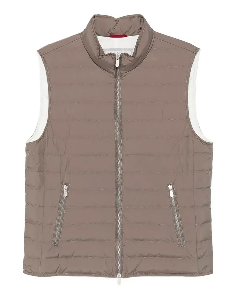 Brunello Cucinelli Daunenjacke - Dunkelgrün Dunkelgrün