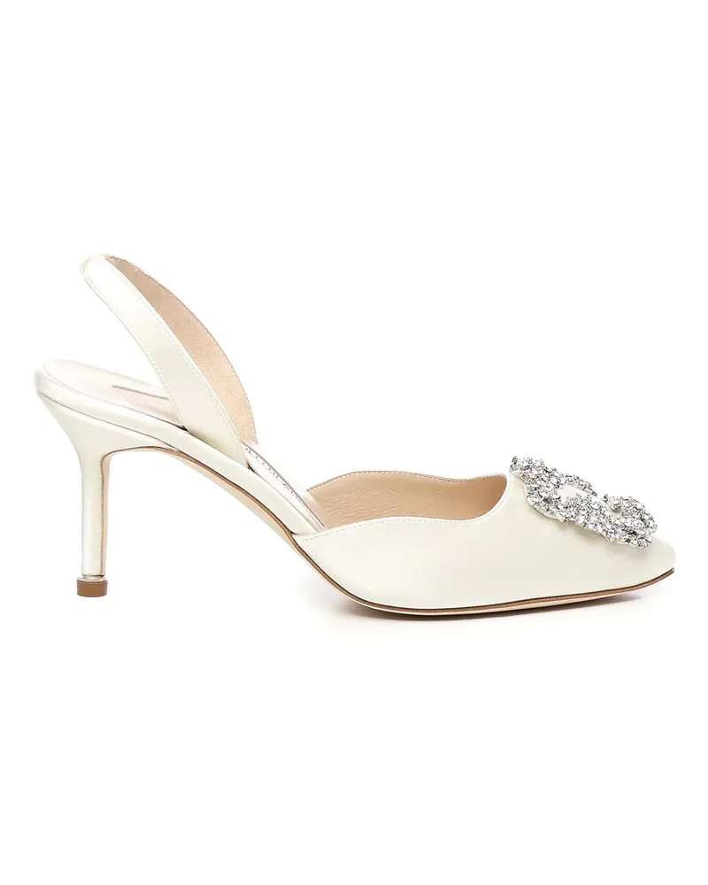 Manolo Blahnik Pumps - Weiß Weiß