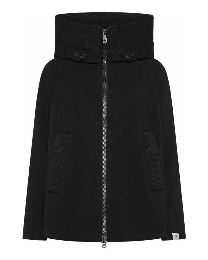 Peuterey Knielanger Mantel - Schwarz Schwarz