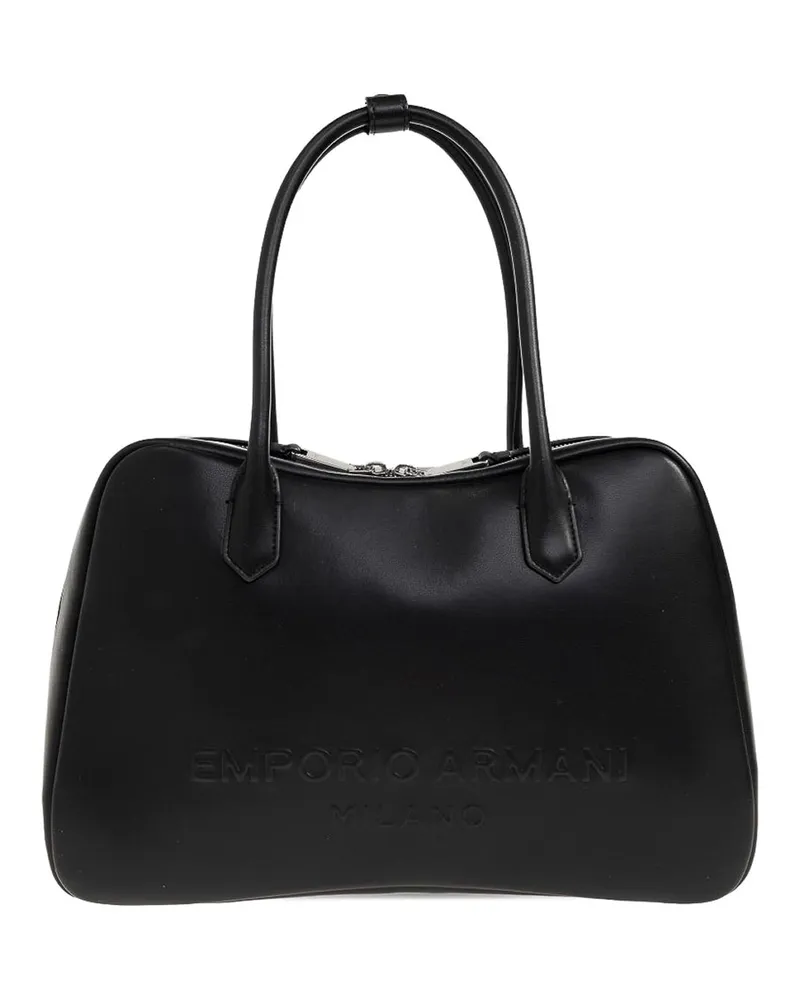 Emporio Armani Schultertasche - Schwarz Schwarz