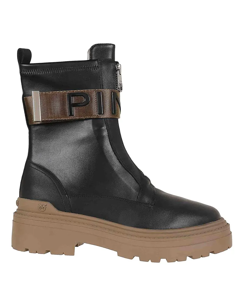 Pinko Stiefel - Schwarz Schwarz