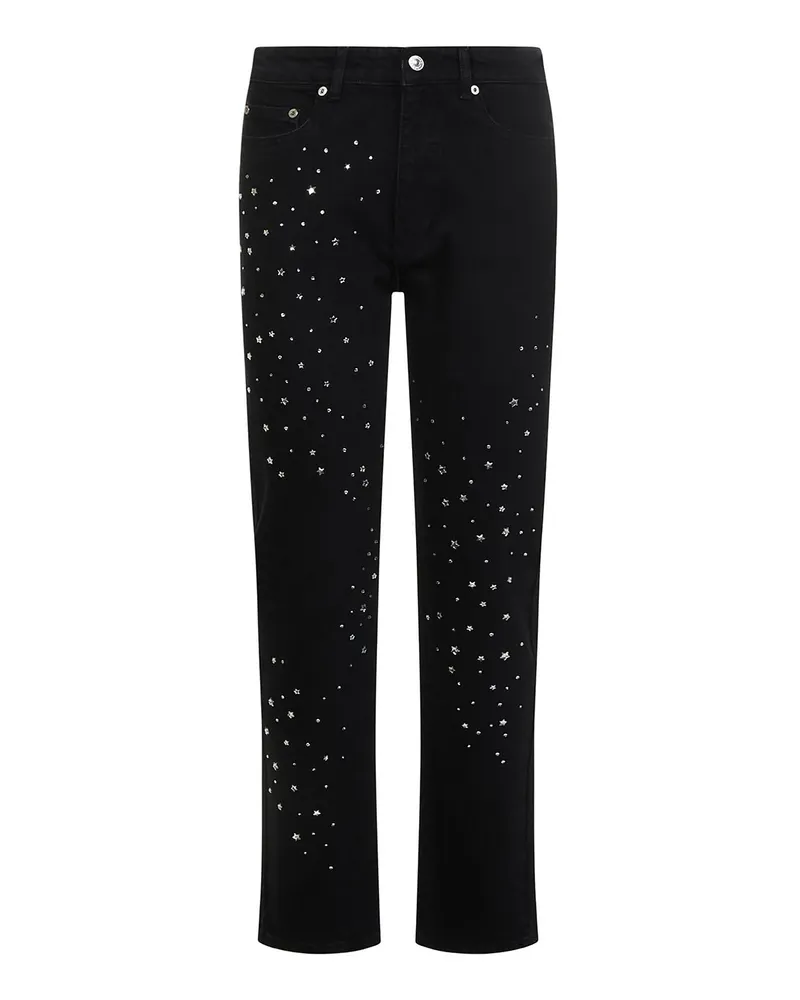 Chiara Ferragni Straight Leg Jeans - Schwarz Schwarz