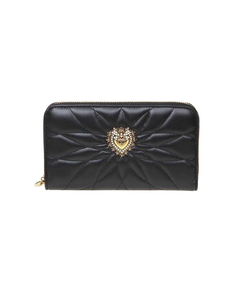 Dolce & Gabbana Portemonnaie - Schwarz Schwarz