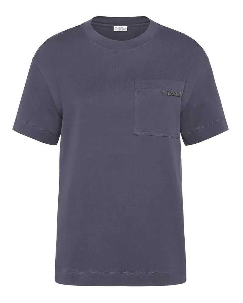 Brunello Cucinelli T-Shirt - Blau Blau