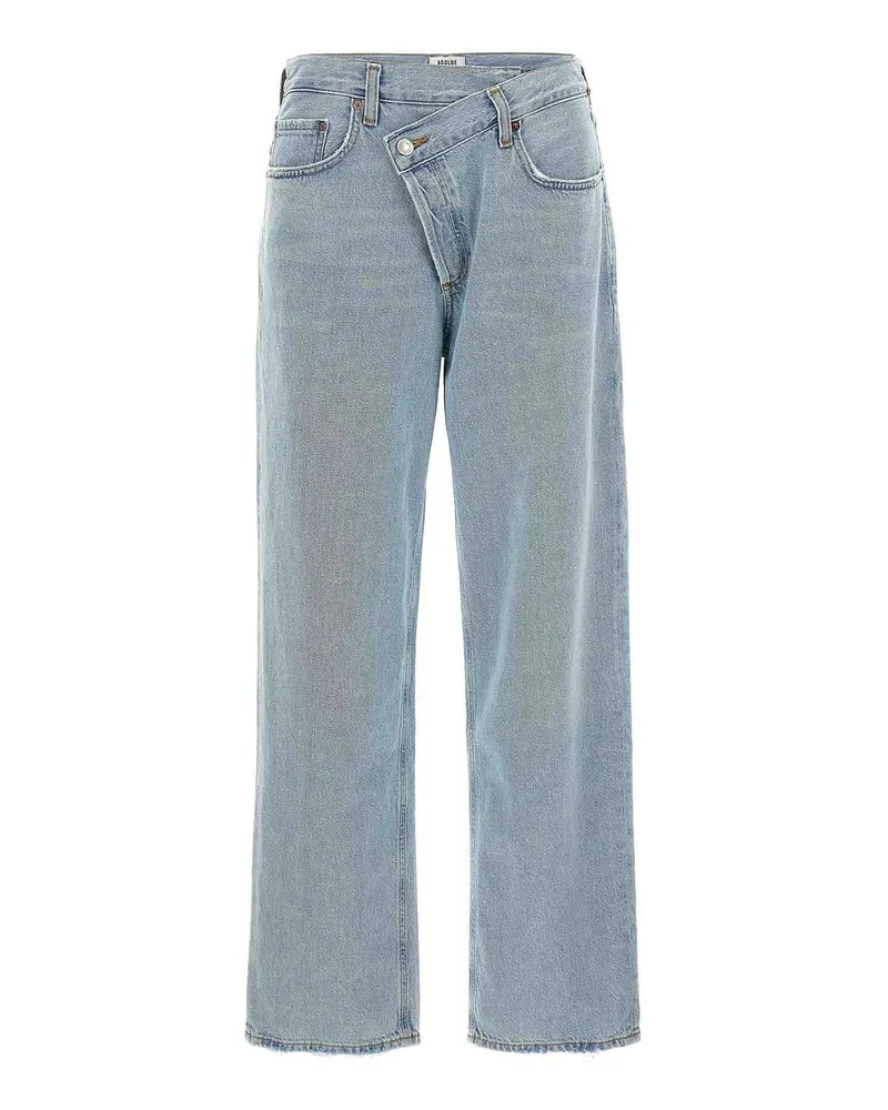 AGOLDE Straight Leg Jeans - Hellblau Hellblau