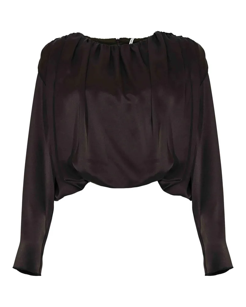 Liviana Conti Bluse - Dunkelbraun Dunkelbraun