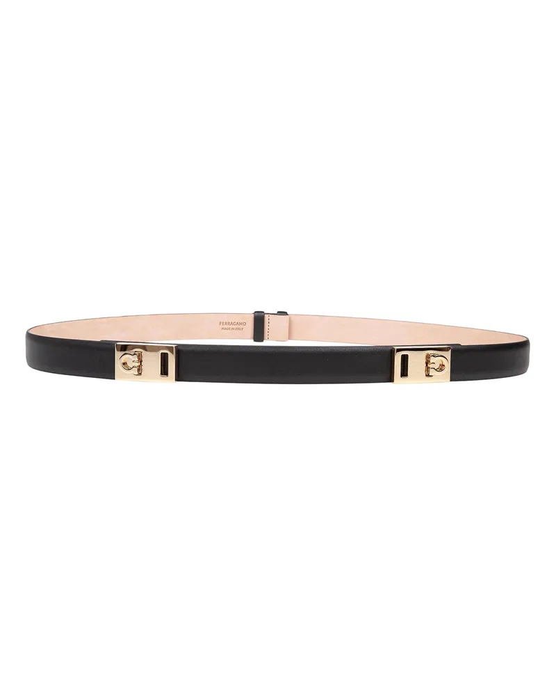 Ferragamo Gürtel - Schwarz Schwarz