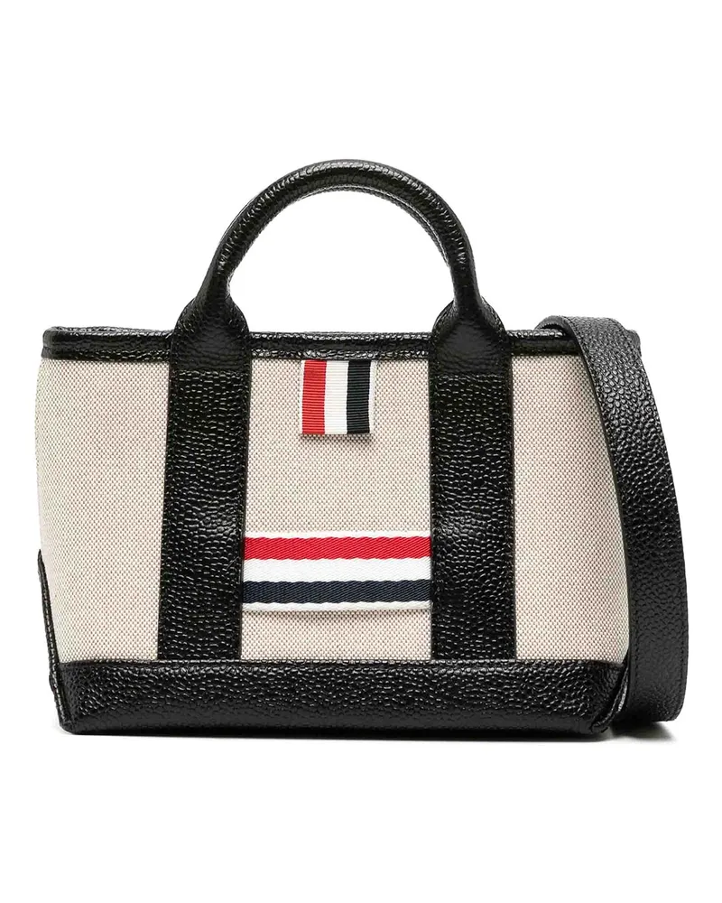 Thom Browne Shopper - Schwarz Weiß