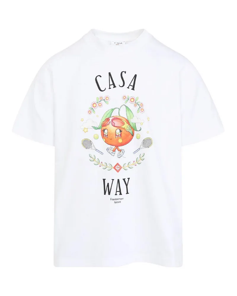 Casablanca Paris T-Shirt - Weiß Weiß