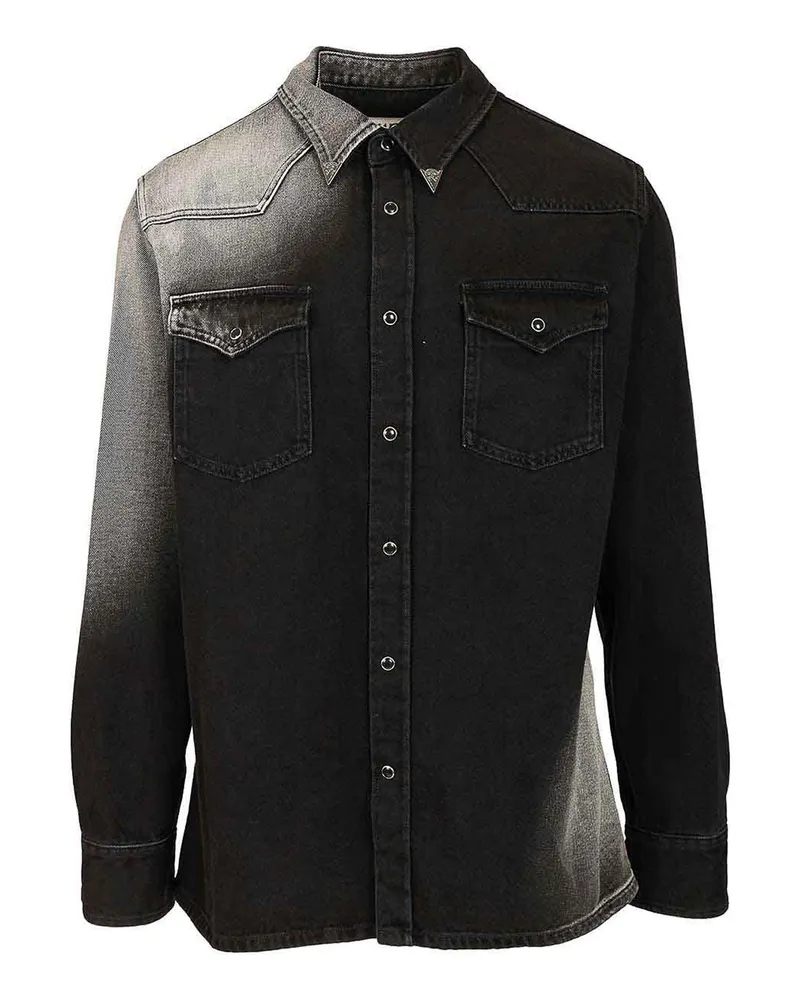 Maison Margiela Hemd - Schwarz Schwarz