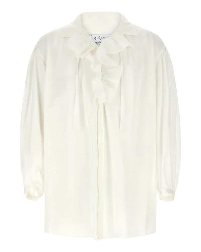 Yohji Yamamoto Hemd - Weiß Weiß