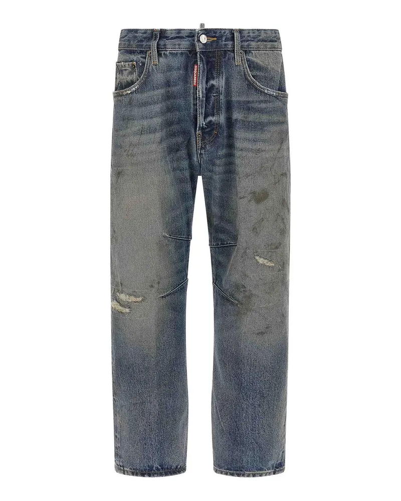 Dsquared2 Straight Leg Jeans - Blau Blau