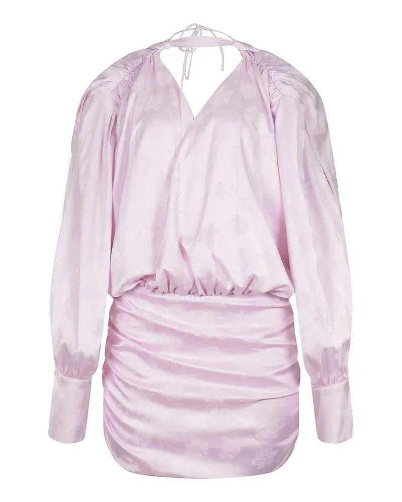 ROTATE Birger Christensen Knielanges Kleid - Nude Nude