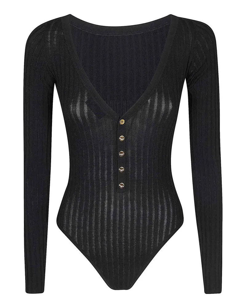 Elisabetta Franchi Top - Schwarz Schwarz