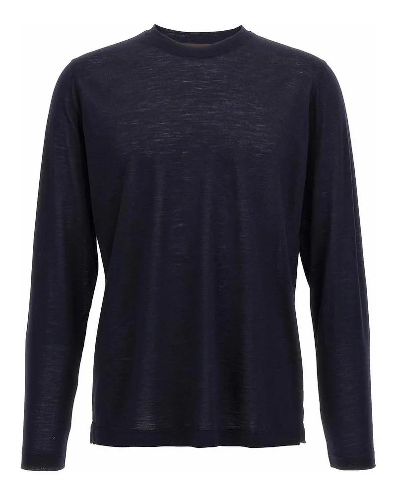 Zanone T-Shirt - Blau Blau
