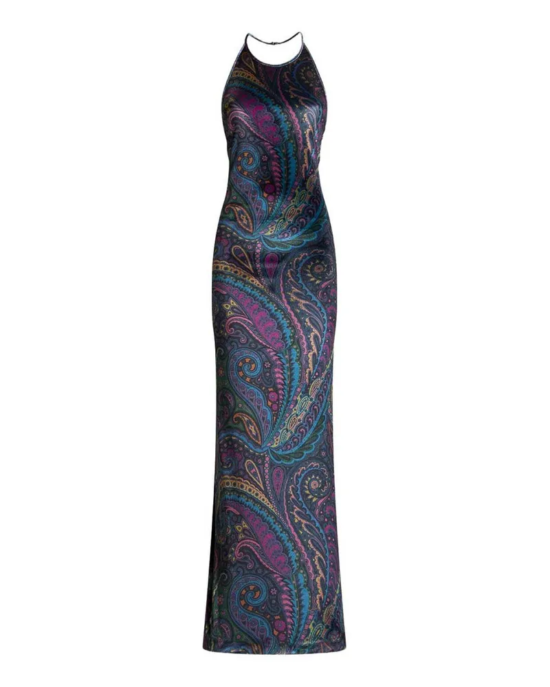 Etro Maxikleid - Blau Blau