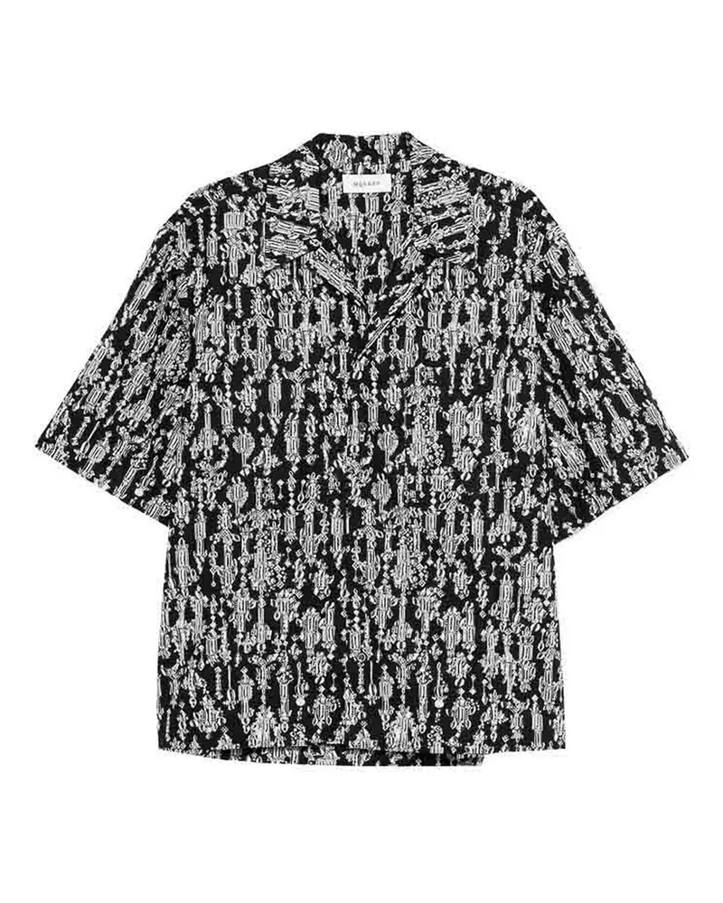 Alexander McQueen Hemd - Schwarz Schwarz