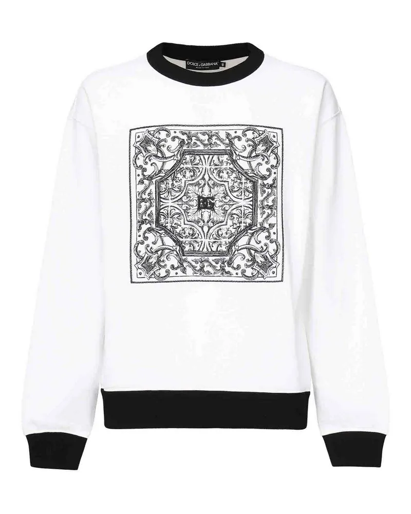 Dolce & Gabbana Sweatshirt - Weiß Weiß