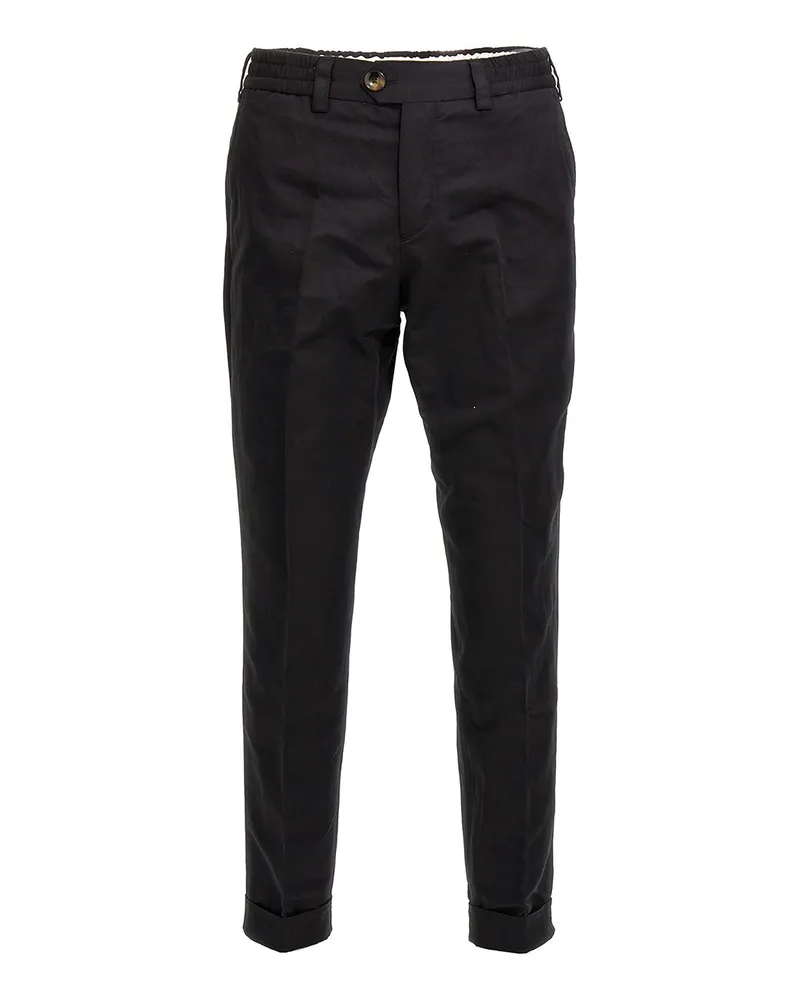 PT TORINO Casual Hose - Schwarz Schwarz