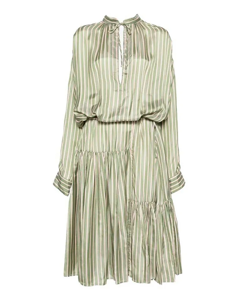 Dries van Noten Maxikleid - Grau Grau
