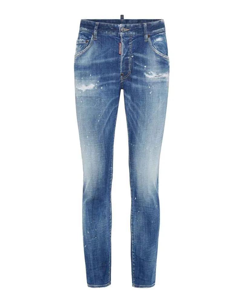 Dsquared2 Straight Leg Jeans - Blau Blau