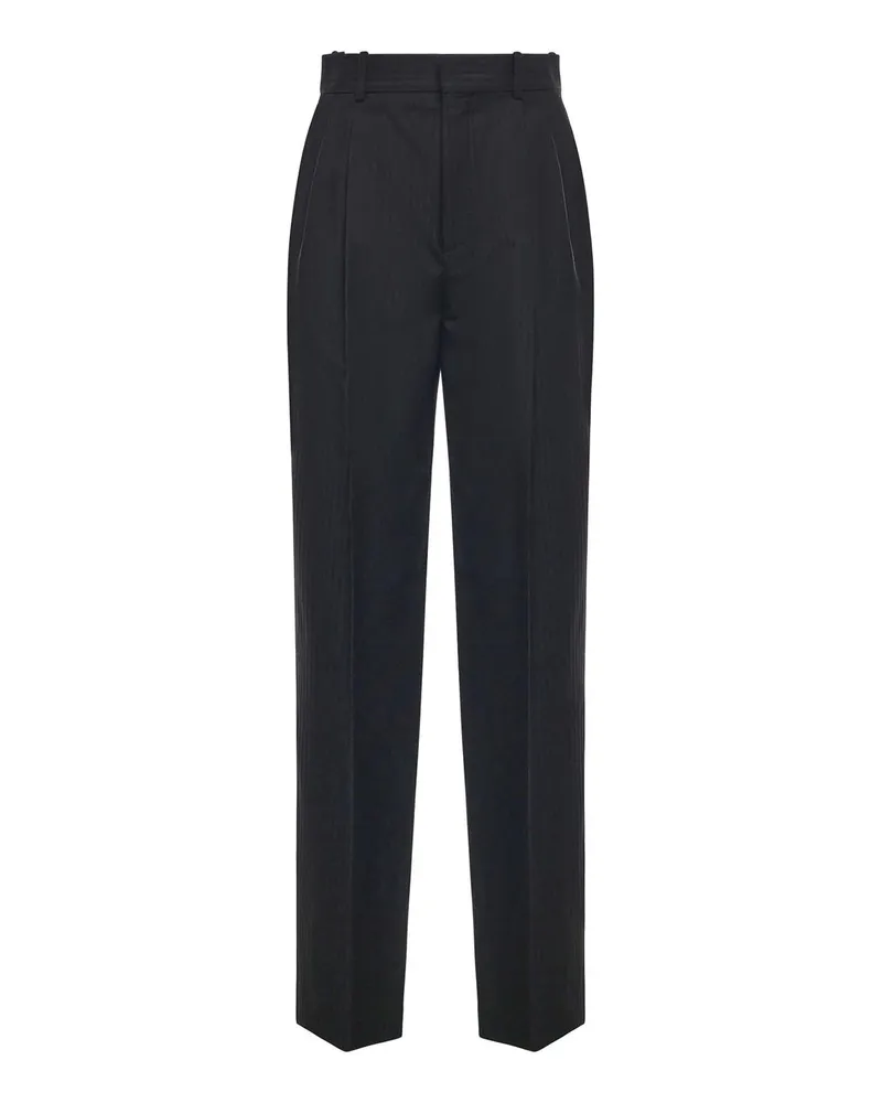Chloé Formale Hose - Schwarz Schwarz