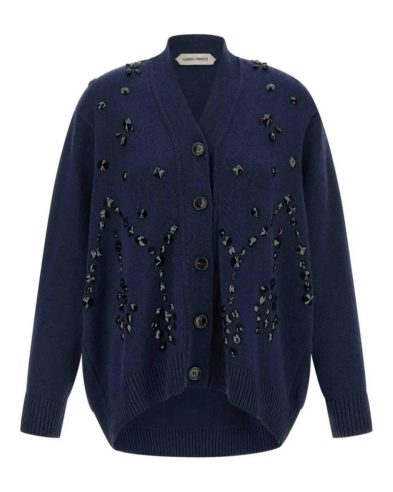 Alberta Ferretti Cardigan - Blau Blau