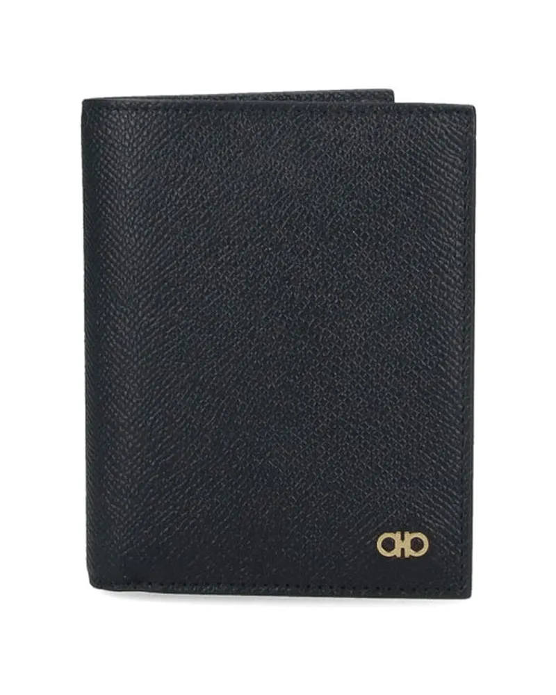 Ferragamo Portemonnaie - Schwarz Schwarz