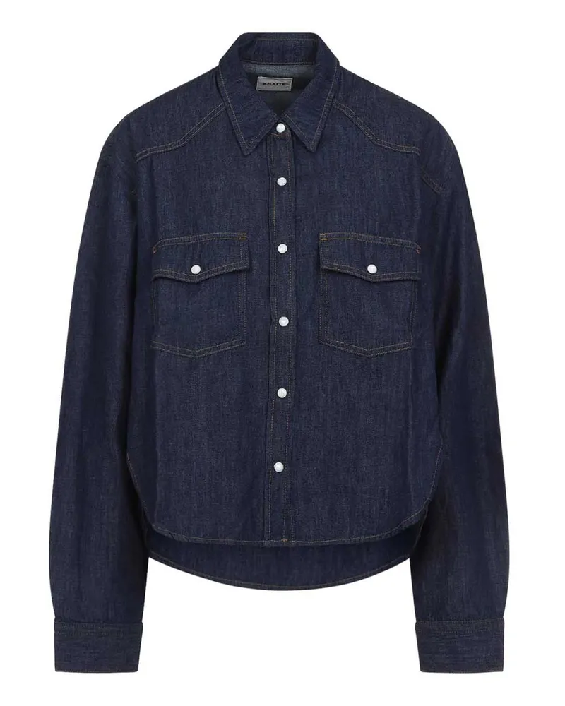 KHAITE Hemd - Blau Blau