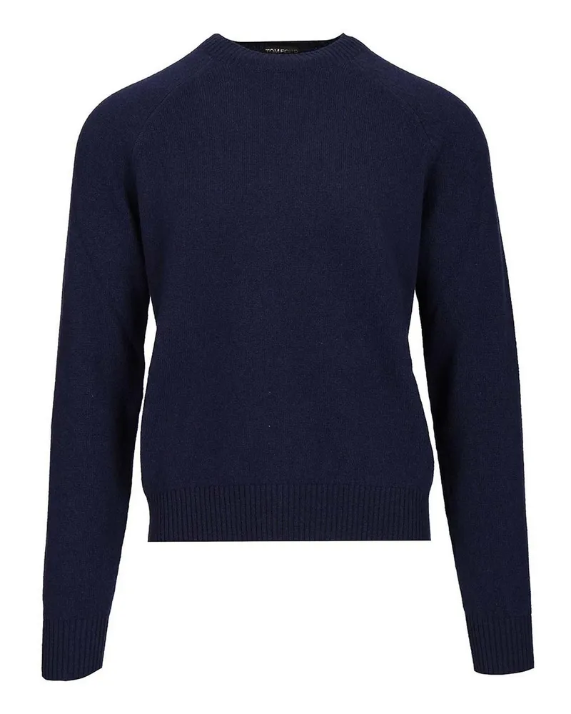 Tom Ford Rundhalspullover - Blau Blau